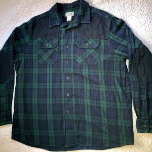L.L. Bean Mens Large Button-up Flannel Shirt